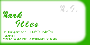 mark illes business card